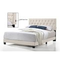 Belle Isle Furniture Belle Isle Furniture CRB68-0K00 Royale Tufted King Size Bed with USB Power Connection - Beige CRB68-0K00